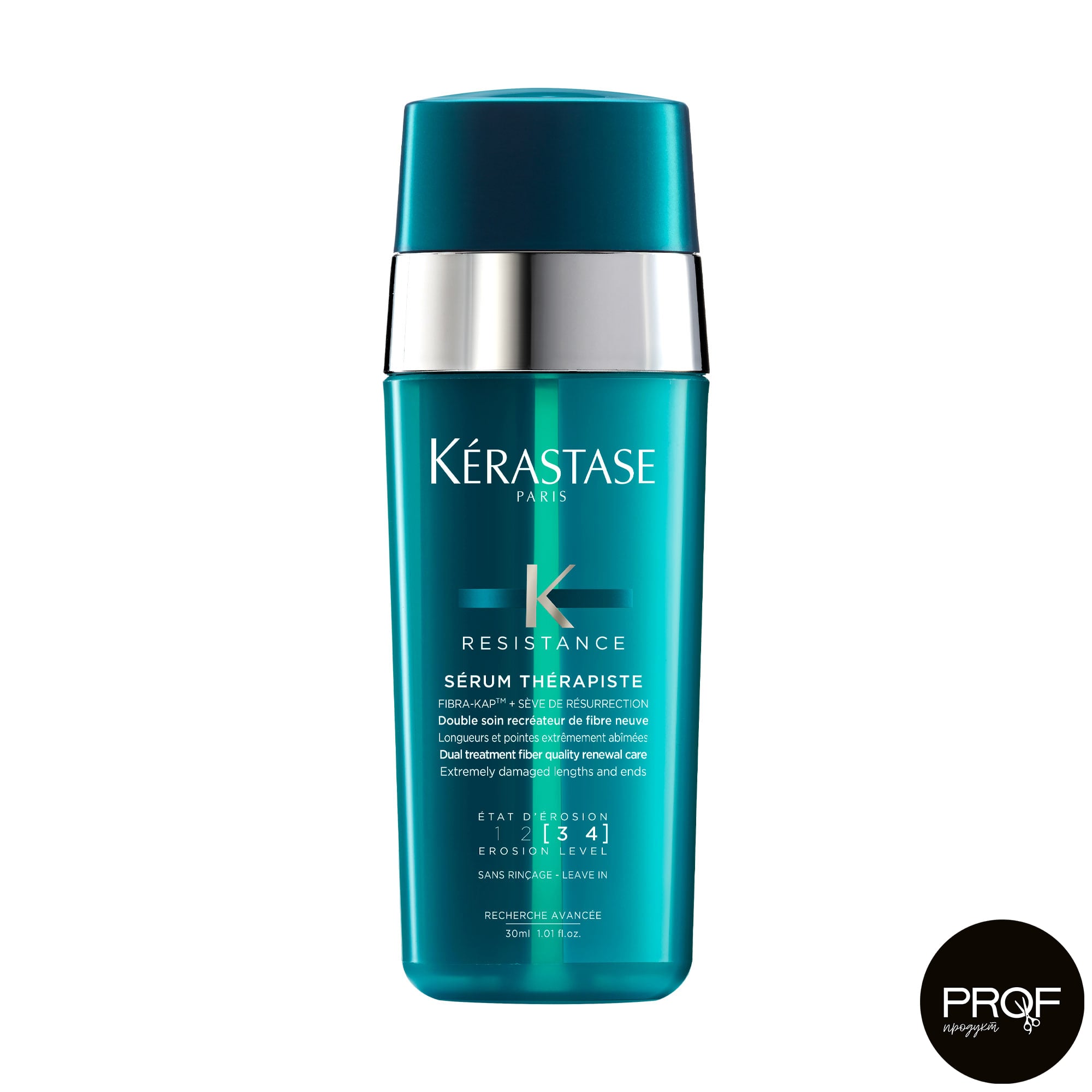 Подвійна відновлювальна сироватка Kerastase Resistance Therapist Serum для надзвичайно пошкодженого волосся по всій довжині та для кінчиків волосся, 30 мл